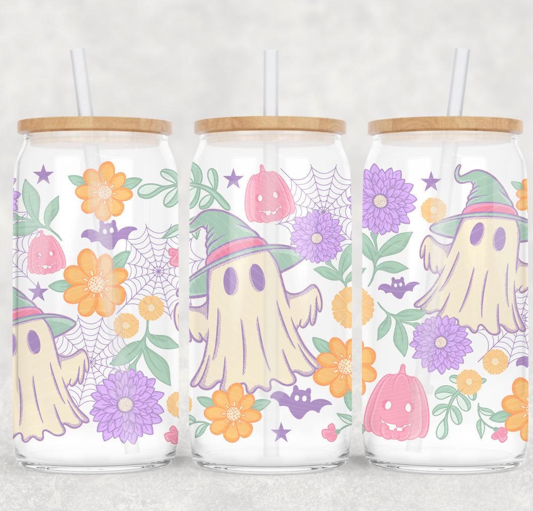 Floral Ghost Cup