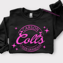 Load image into Gallery viewer, Carson Colts Cheer Grandma Sweatshirt-Dolly Style
