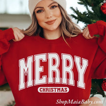 Load image into Gallery viewer, Merry Christmas Sweatshirt
