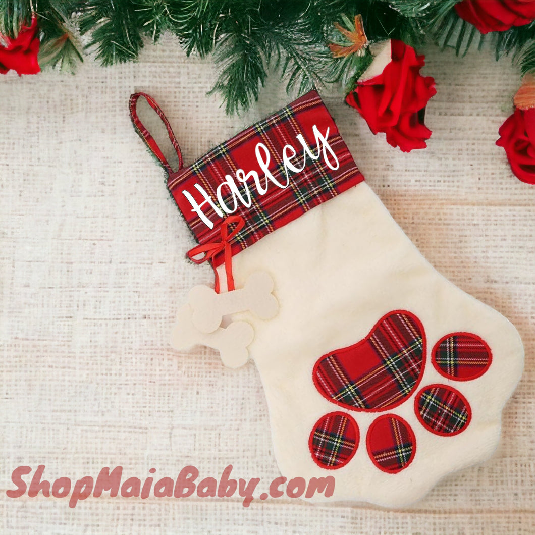 Personalized Dog Xmas Stocking