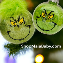 Load image into Gallery viewer, Green Grin Ornament
