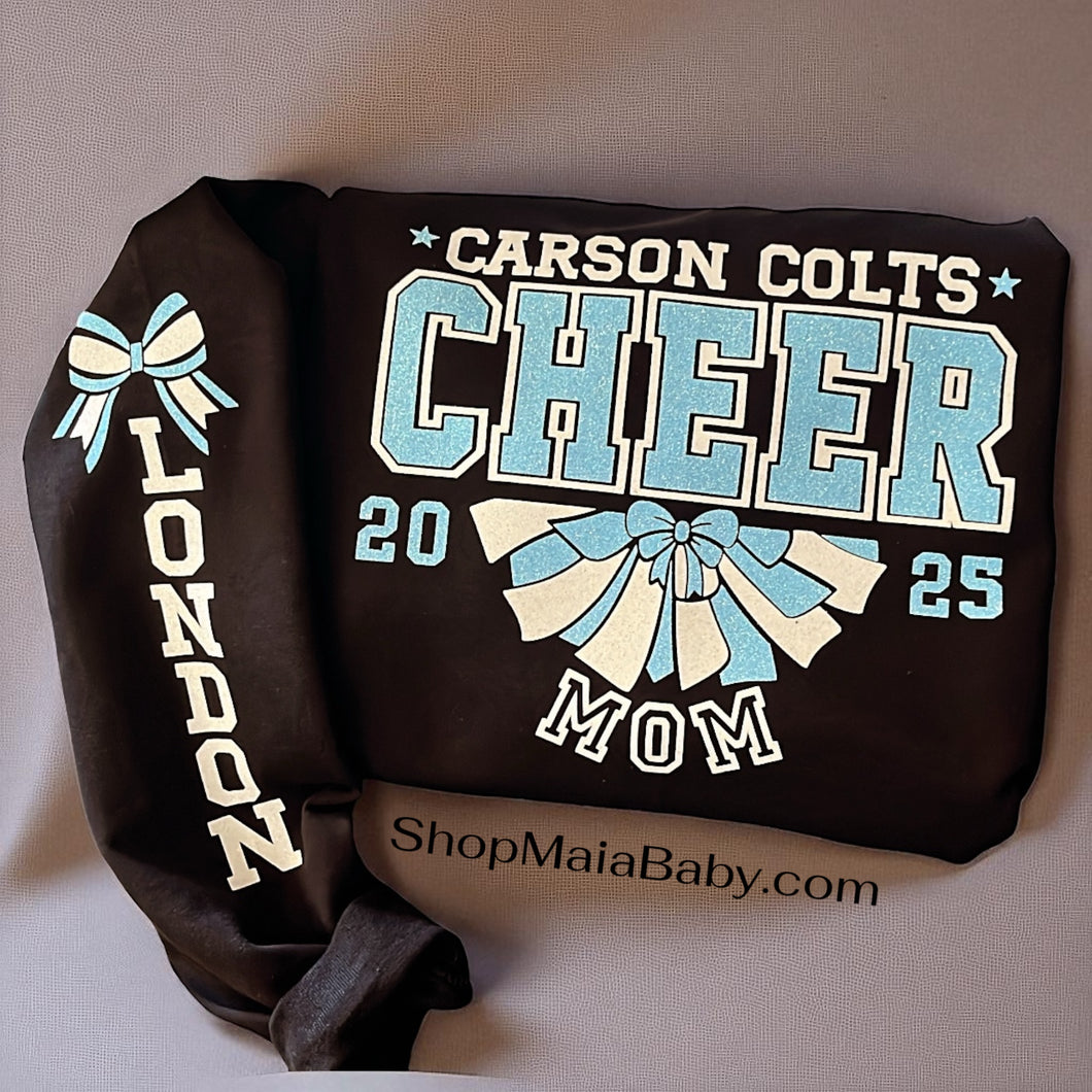 Colts Cheer Mom sweatshirt w/name